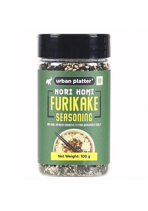 Urban Platter Nori Komi Furikake Seasoning, 100G (Japanese Style, Made With Ao Nori, Sesame Seeds, Pink Salt, Season Rice Balls, Sprinkle On Japanese Appetizers And More)