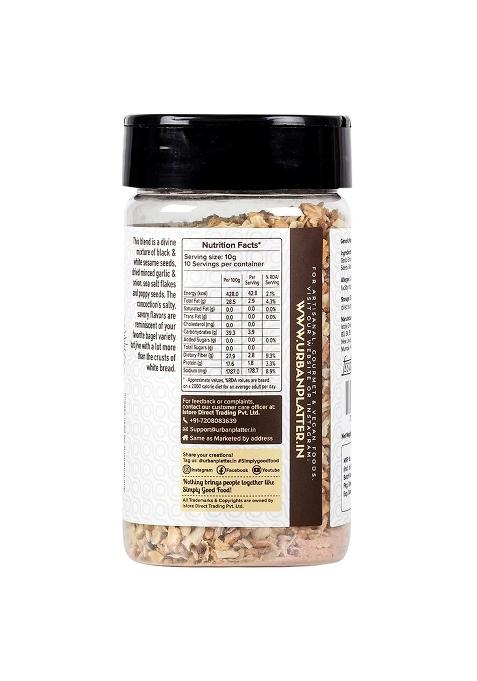 Urban Platter Everything Bagel Seasoning, 100G (Classic American Seasoning Blend With Onion Flakes, Garlic, Sesame Seeds And Pink Salt | Season Toasts, Breads Salads)