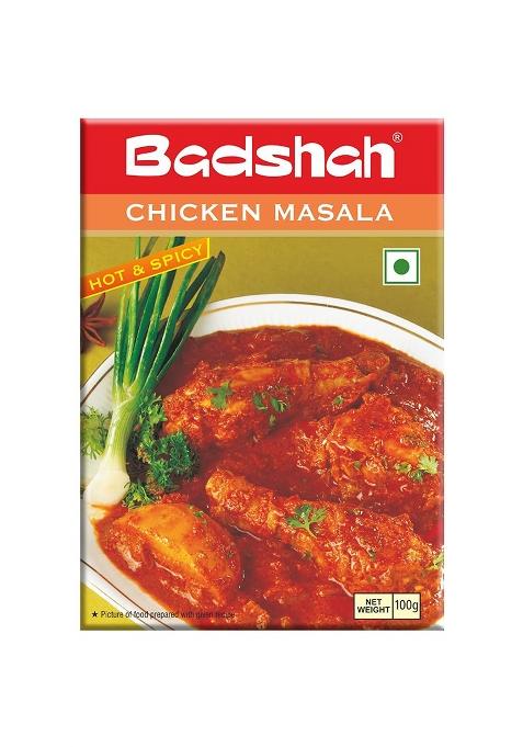 Badshah Chicken Masala Powder | Blended Spice Mix For Healthy Delicious & Flavourful Cooking Easy To Cook Hygienically Packed No Preservatives 200 Gram (100 Grams X 2)