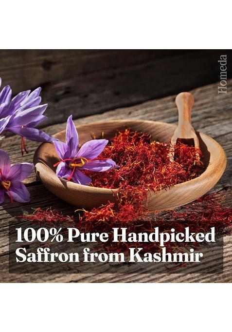 Homeda Kesar Saffron Original 1G / Pure Keshar Kashmiri | Kumkuma Puvvu Safron, Kungumapoo For Women, Zafran, Kasar, Kumkumapoovu, Keser, Certified Grade A 1 Gm