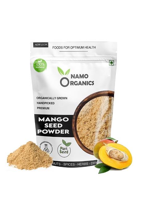 Namo Organics - Mango Seed Powder 250 Gm B12 Rich | No Preservatives Double Filtered Added Impurities (250 Gm)