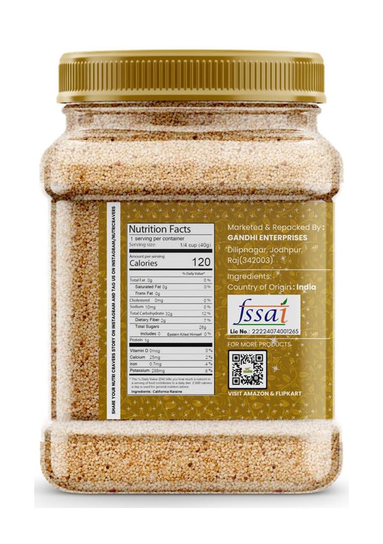 Nutri Cravers Pure & Natural Premium Poppy Seeds 1Kg (Posto)