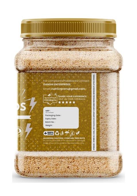 Nutri Cravers Pure & Natural Premium Poppy Seeds 1Kg (Posto)