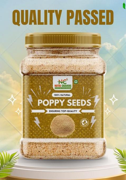Nutri Cravers Pure & Natural Premium Poppy Seeds 1Kg (Posto)