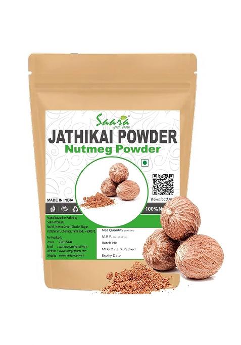 Saara Herbal Fresh Jathikai Powder,100G, Nutmeg, Jaifal,Jathikka, Jajikaya Powder For Hair & Face,(Pack Of 1 X 100G)