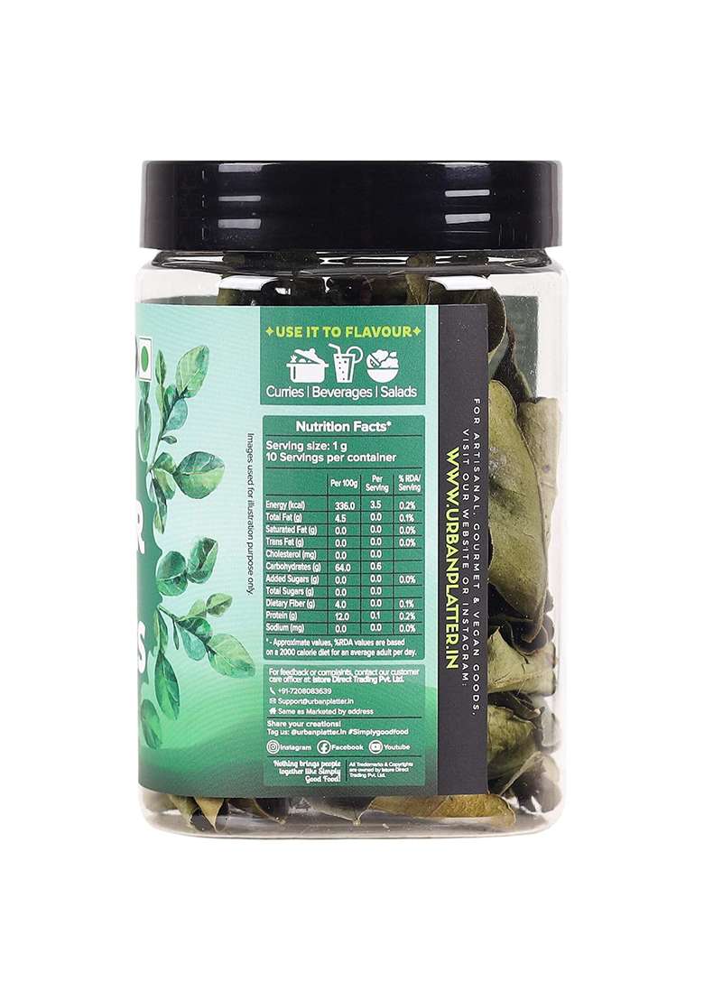 Urban Platter Dried Kaffir Lime Leaves, 10G - Indya