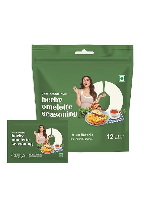 Orika Continental Style Herby Omelette Seasoning-12 Single Use Sachets