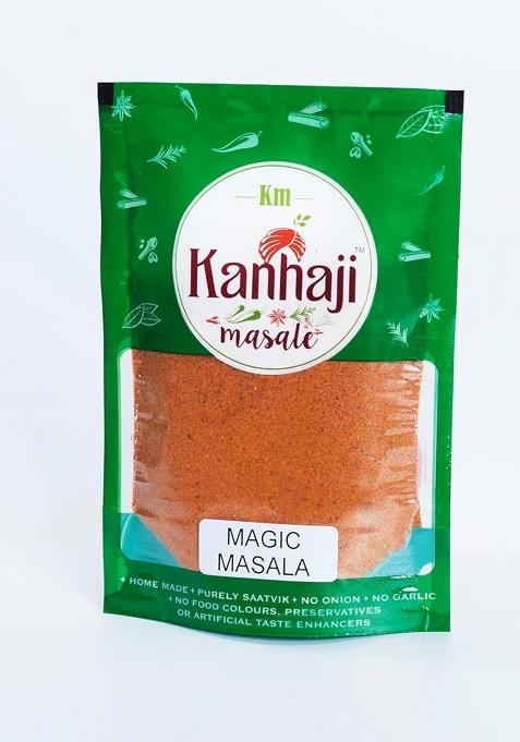 Kanhaji Masale Magic Masala, No Onion Garlic, 100G To 1Kg Pack Sizes (250 Gm)