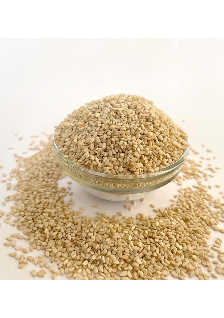 Minimal Raw Organic White Sesame Seeds 1Kg