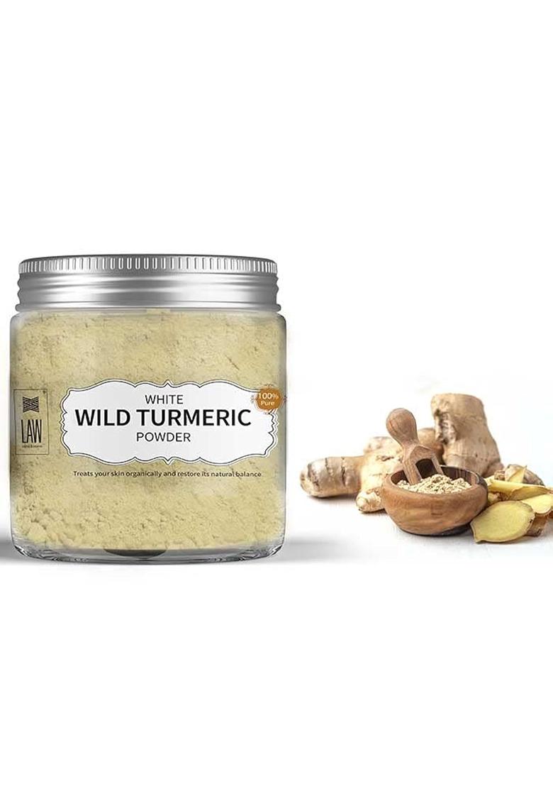 Looms & Weaves White Wild Turmeric Powder 50 Gm (Rarely Available And Nature'S Best Remedy For Skin Care)