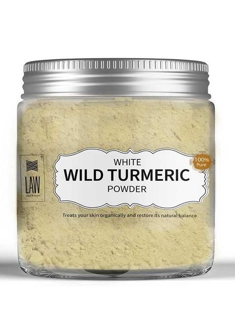 Looms & Weaves White Wild Turmeric Powder 50 Gm (Rarely Available And Nature'S Best Remedy For Skin Care)