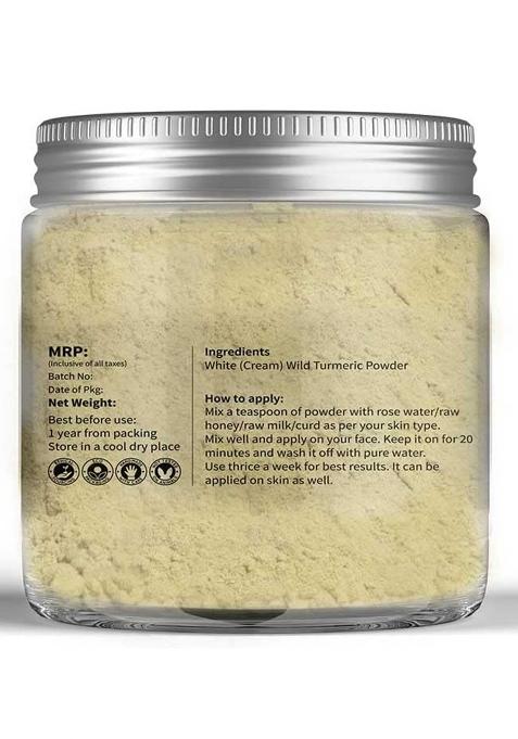 Looms & Weaves White Wild Turmeric Powder 50 Gm (Rarely Available And Nature'S Best Remedy For Skin Care)