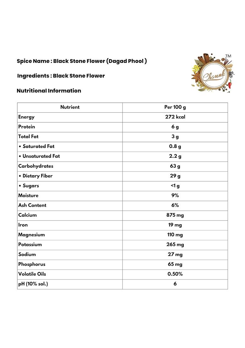 Chounk Black Stone Flower Spices