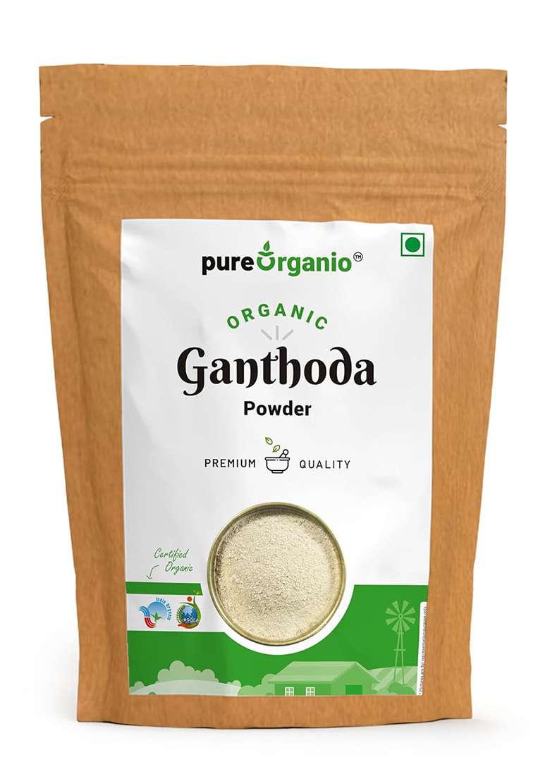 Pure Organio Organic Ganthoda Powder - Piplamool (100Gm) - Indya