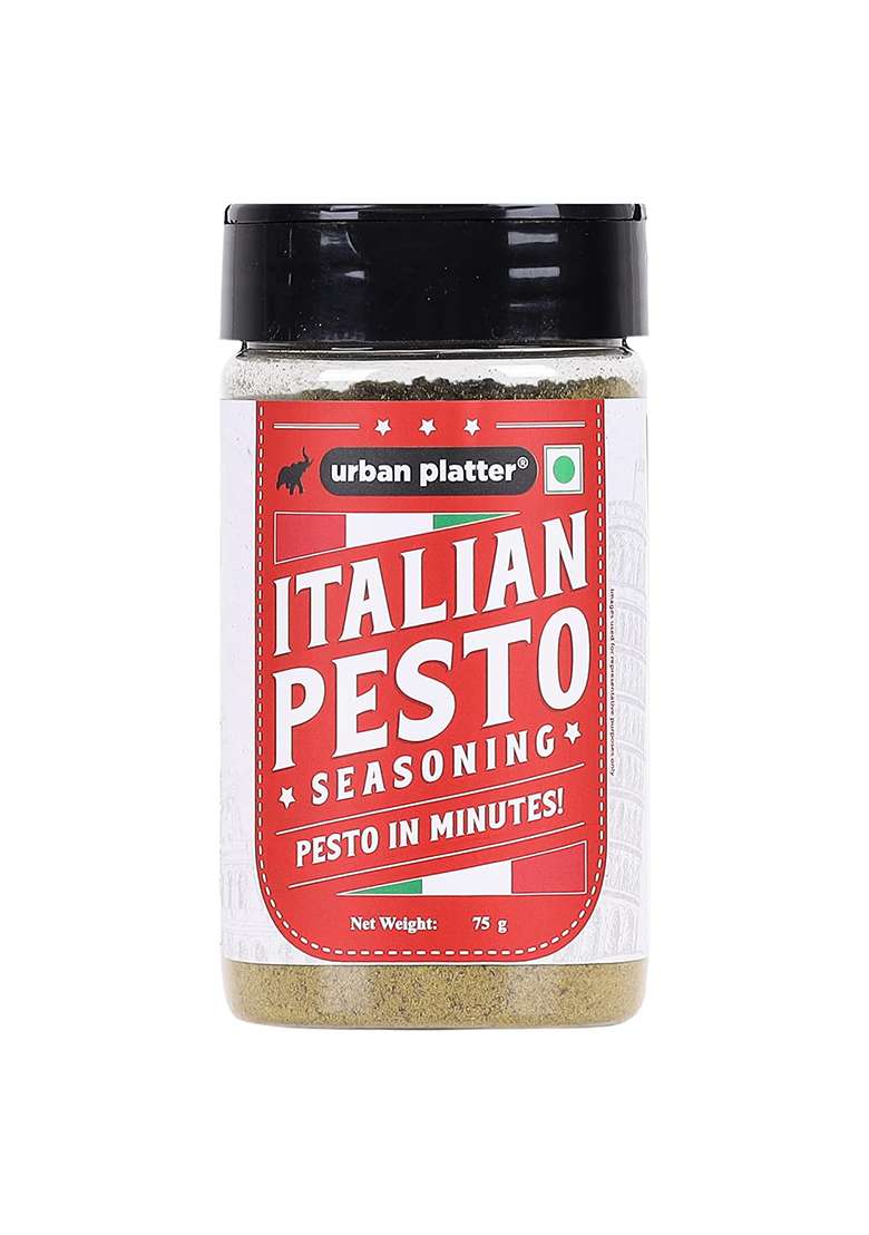 Urban Platter Italian Basil Pesto Seasoning, 75G (Instant & Flavourful | Plant-Based Perfect For Pasta, Salads, Snacks) - Indya