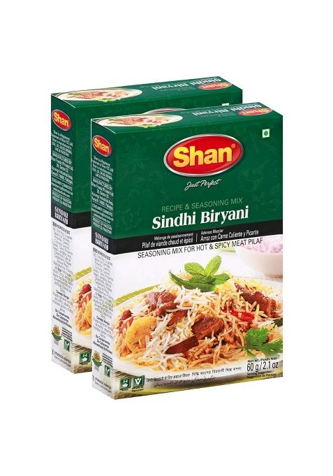 Shan Sindhi Biryani Masala, 2 X 60 G