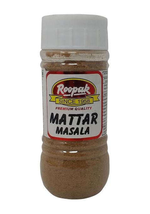 Roopak Spice Powder - Mattar Masala, 100G Jar