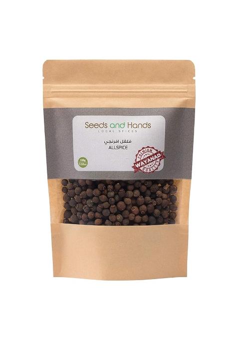 Seeds And Hands Wayanad Allspice/Jamaica Pepper Whole [Homestead Produce](100G)