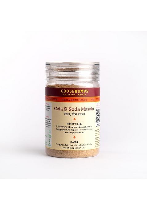 Goosebumps Cola & Soda Masala | Powder Made With 16 Aromatic Spices 100% Natural Ingredients Vegan Soft Drink Mixes (200 Gms)