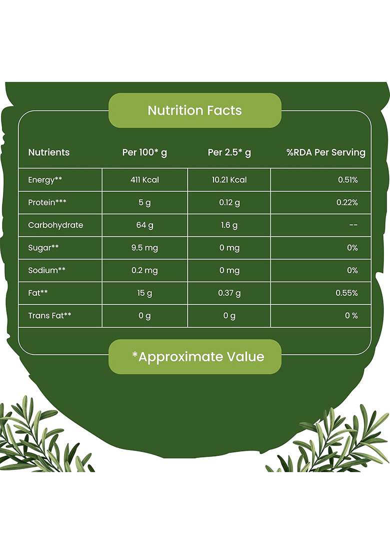 Nutrovally Rosemary Leaves 100G|For Seasoning & Helps In Hair Growth|100% Natural Dried Leaves|Food Grade With Mist Spray| Organic Dry |Perfect For Pasta, Salads, Chicken, Teas, Soups - Indya