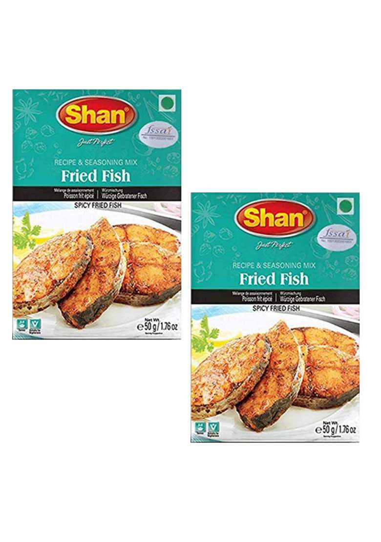 Shan Fried Fish Masala, 1.76 Oz 50 G, 2 Pack - Indya