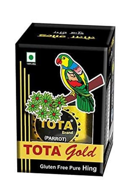 Tota Gold 100% Pure Hing Crystals - Natural Gluten Free Heeng/Asafoetida (Nothing Else Mixed) 25Gm, Granule