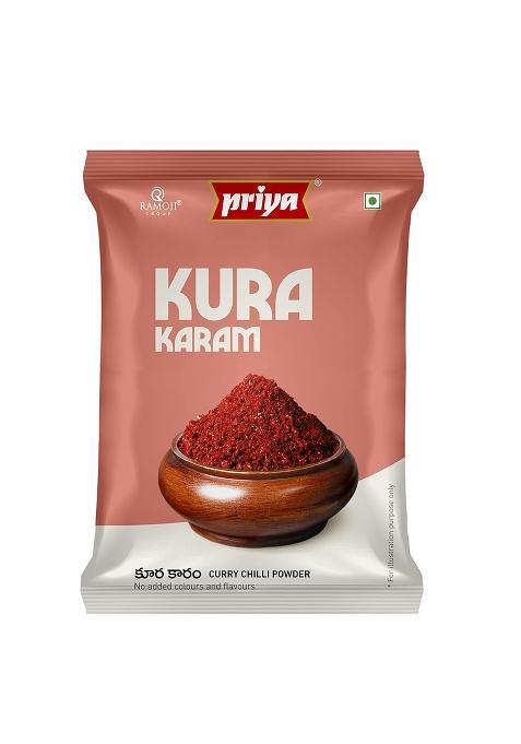 Priya Kura Karam -500G -Authentic, Aromatic, Flavourful Spice Mix - Easy To Cook