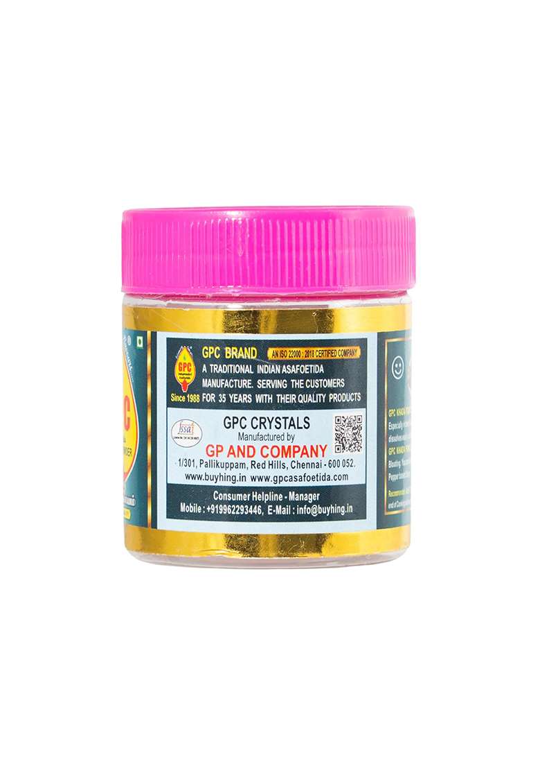 Gpc Asafoetida/Khada Powder 5G Pack Of 2 | 100% Pure Raw Hing, Clean & Sorted Gluten-Free Rasam Special Hing Digestive, Antibacterial Immunity-Boosting Spice - Indya
