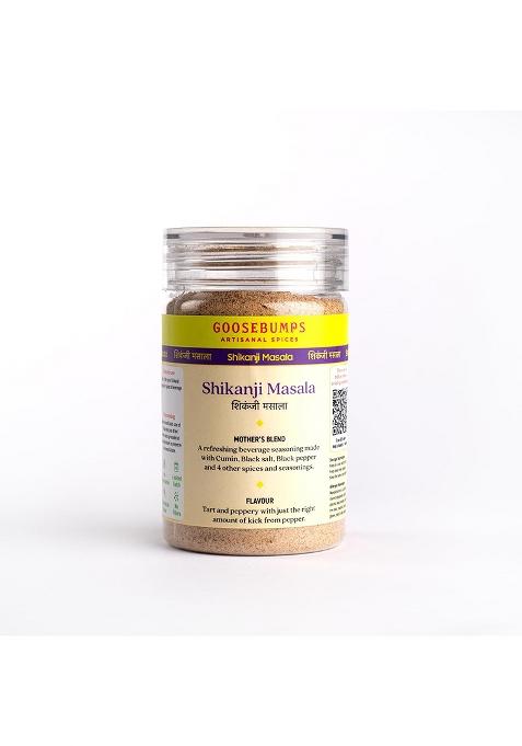 Goosebumps Shikanji Masala | Artisinal & Authentic Ready To Use Vegan Spice No Bulking Agent, Artifical Colours Or Preservatives (200 Gms)