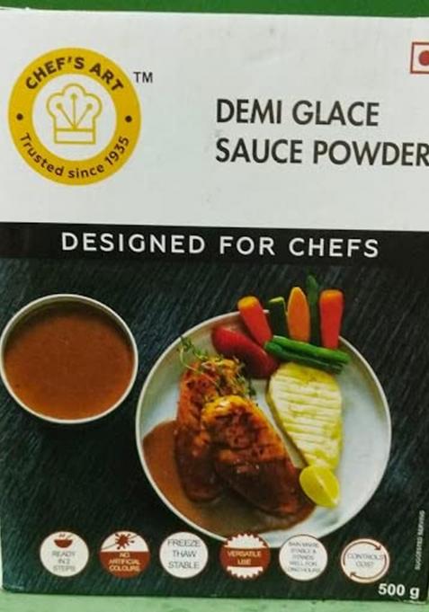 Fsipl S Chef Art Chef'S Demi Glace Seasoning Powder 500G | Rich Sauce Base For Gravies, Steaks, Soups & Continental Cooking Instant Demi-Glace Mix Restaurant-Style Flavour Enhancer