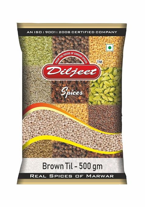 Diljeet Spices 500Gm Premium Brown Til|Unhulled Sesame Seeds