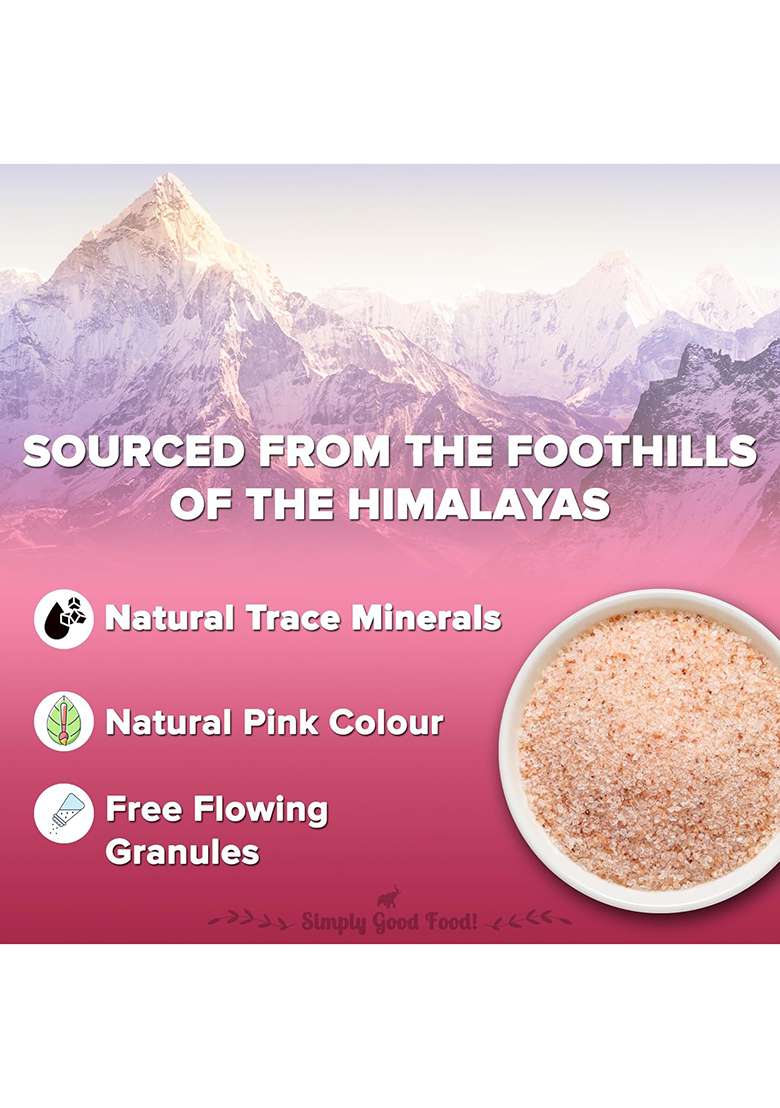 Urban Platter Pink Himalayan Rock Salt Powder, 125G (Unrefined | Natural Additive Free) - Indya