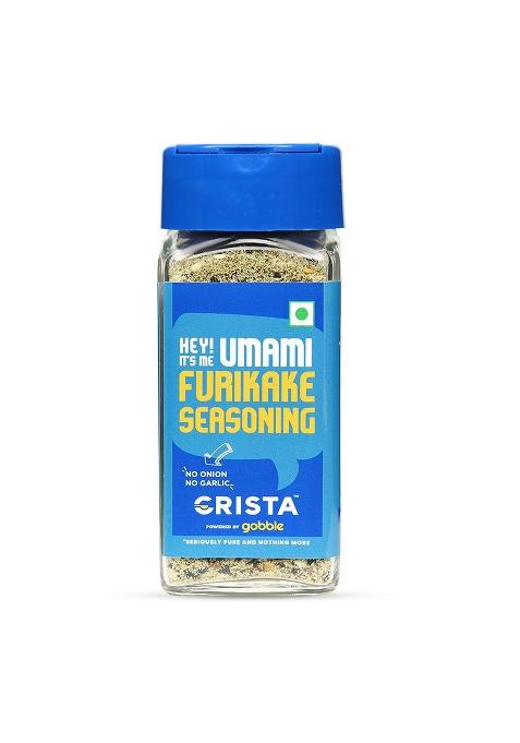 Crista Umami Furikake Seasoning A Mixed Spices Blend With No Onion Garlic Zero Added Colours, Fillers, Additives & Preservatives 40 Gms