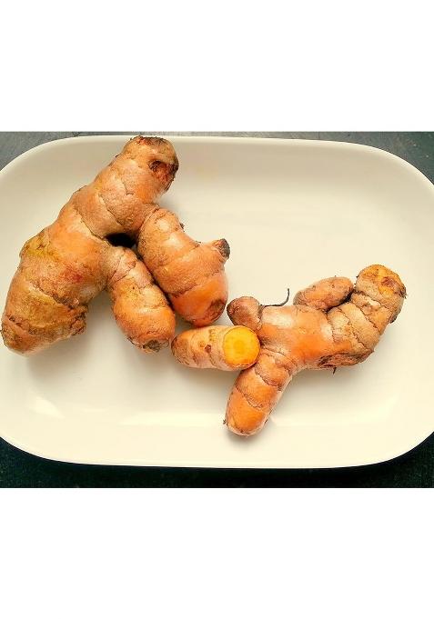 Parshutara Raw Turmeric Roots (Kacchi Haldi) 100% Chemical-Free, High Curcumin, Fresh & Handcrafted Ideal For Cooking, Herbal Teas, Skincare Traditional Ceremonies Natural Immunity Booster,Kacha Halud Ayurvedic Herb 400G