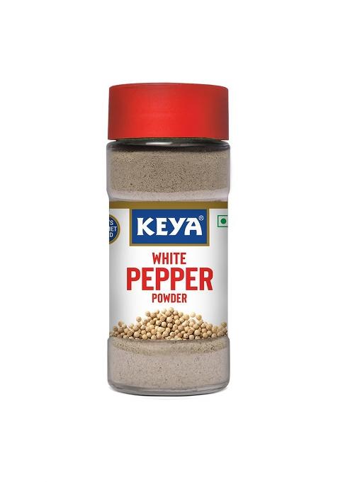 Keya White Pepper Powder 60G | Ground For Cooking, Seasoning & Garnishing Ideal Soups, Sauces, Stir-Fries, And Asian Dishes Fresh, Bold Flavor, Perfect Adding A Subtle Heat Versatile Spice Every Kitchen