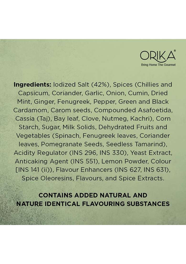 Orika Mint Powder All Purpose Seasoning, 85G | Natural Dry Pudina No Artificial Flavours And Colours - Indya