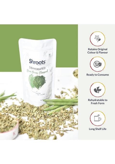 Shroots Dehydrated Chopped Green Beans: Nutrient-Packed Delights For Culinary Adventures! (Dry French Beans)