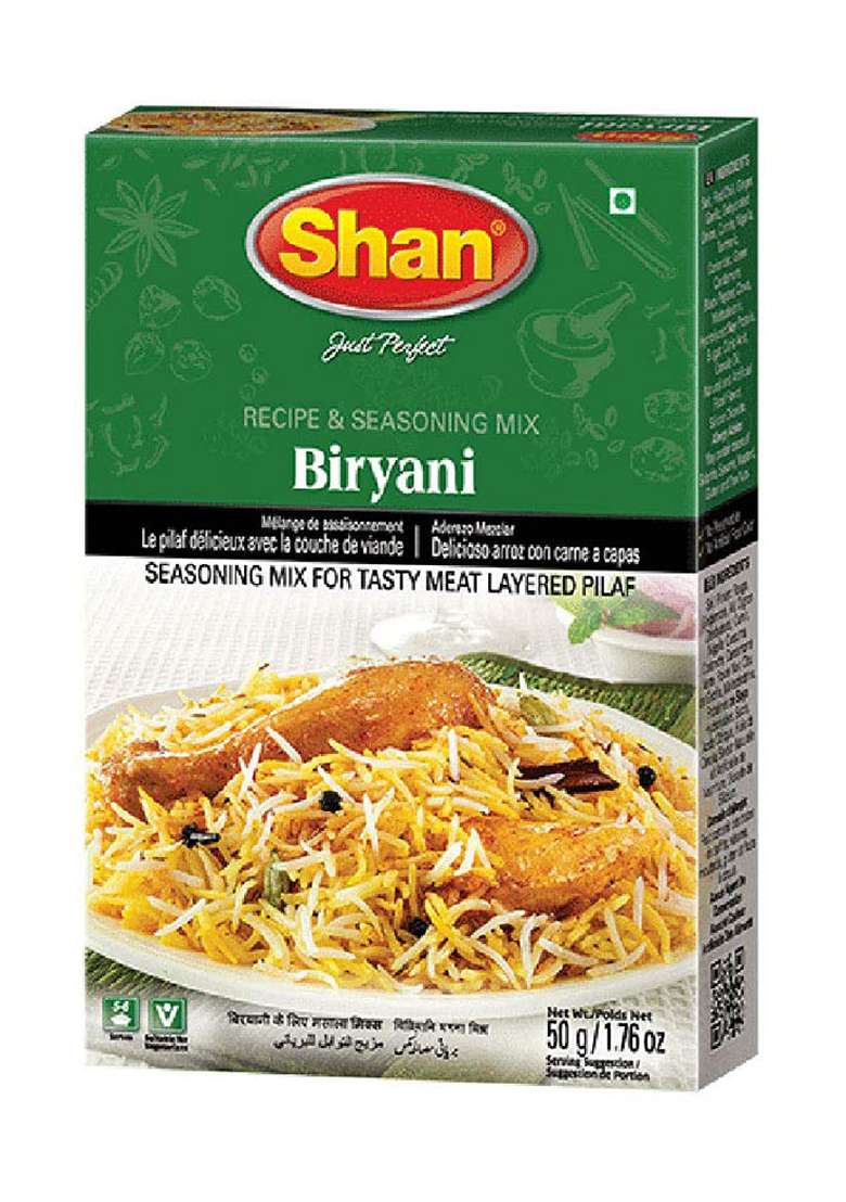 Shan Shans Biryani Masala,1.76 Oz 50 G,4 Pack - Indya
