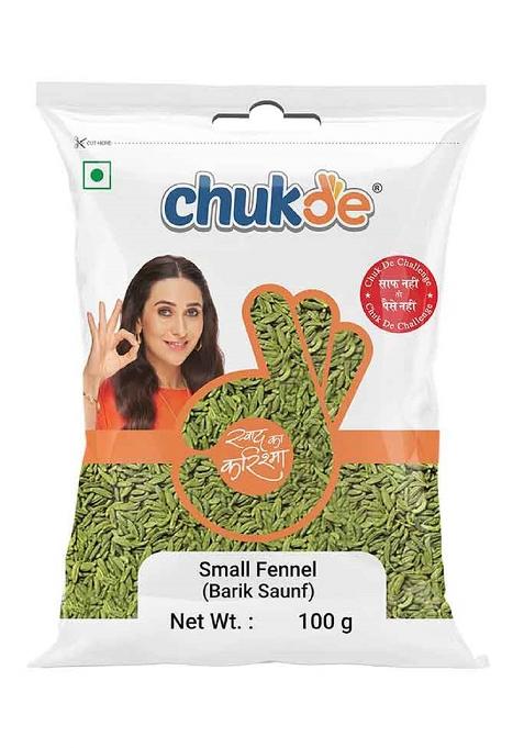 Chukde Barik Saunf Lakhnavi, Small Fennel Seeds Whole Spices, 100G