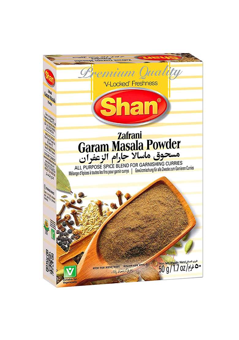 Shan Zafrani Garam Masala, 1.76 Oz 50 G, 2 Pack - Saffron, Powder - Indya