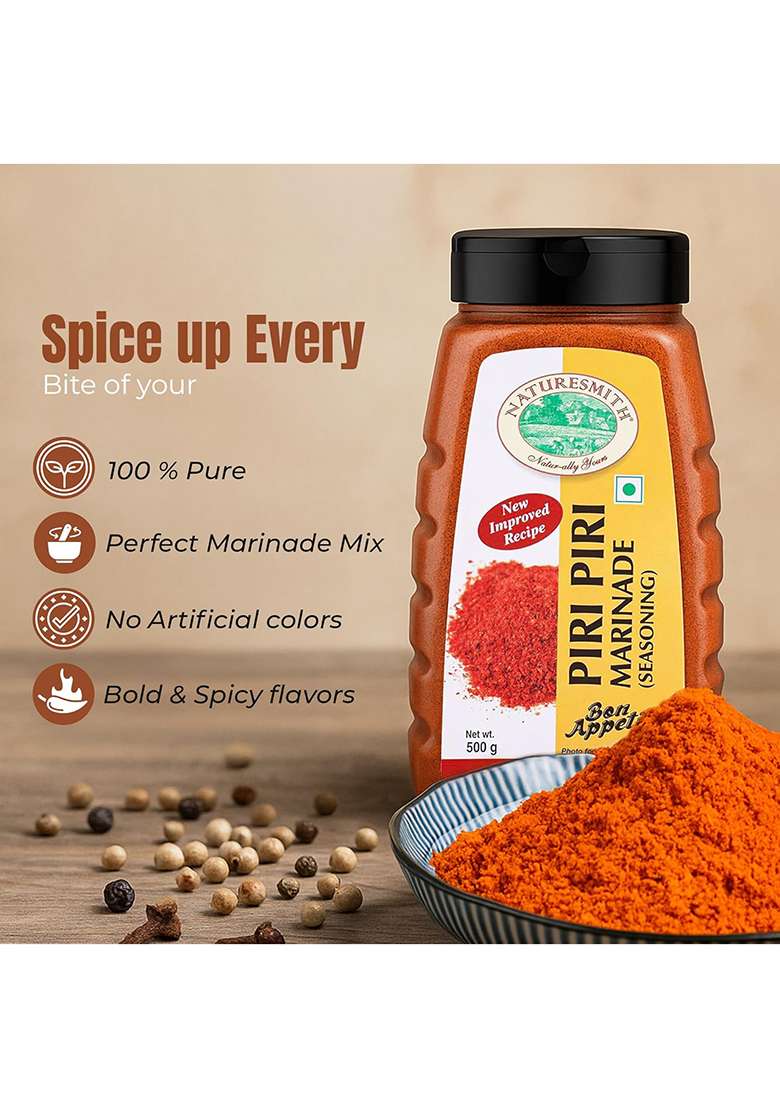 Nature Smith Naturesmith Piri-Piri Marinade-500G || Ready To Use Big Jar - Indya