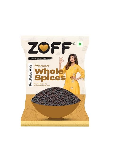 Zoff Mustard Seeds Small Whole Premium Rai Small, Rich Flavor & Fresh Aroma | Ideal For Cooking, Pickling Marinades,200 Gram