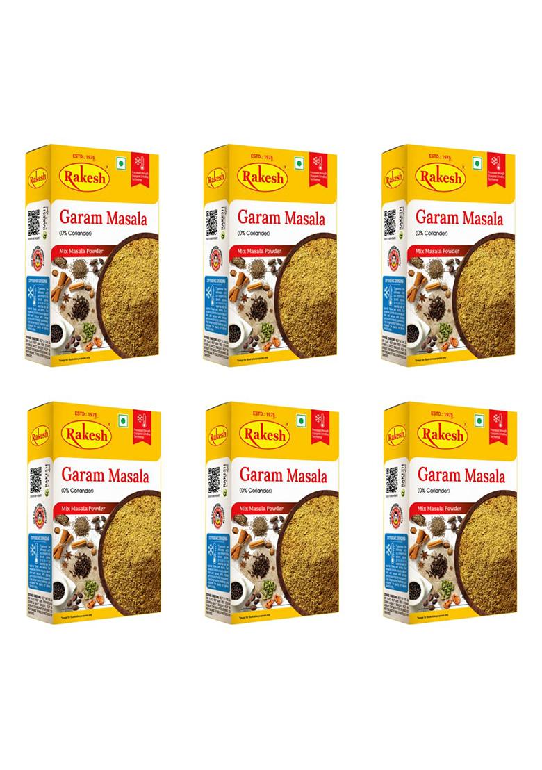 Rakesh Group Garam Masala Powder Combo Pack6Pcs, Pack (6Pcs),50 Grams