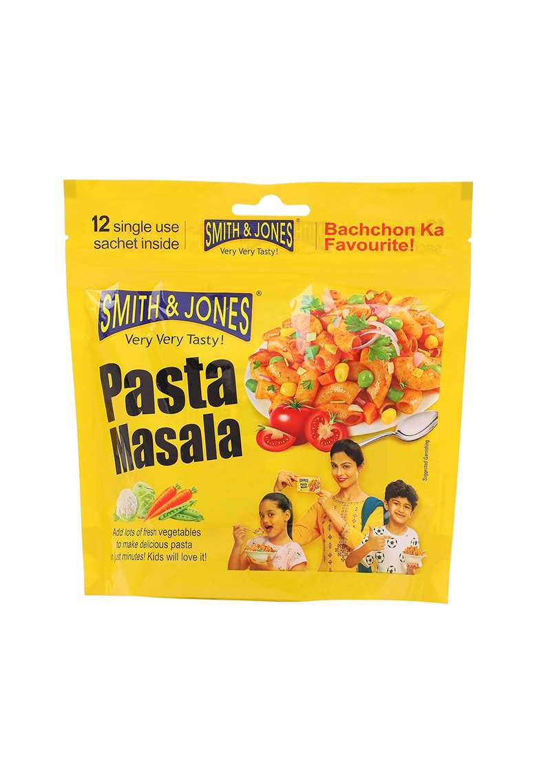 Smith & Jones Pasta Vegetable Masala Powder, 10 Grams(Pack Of 12) - Indya