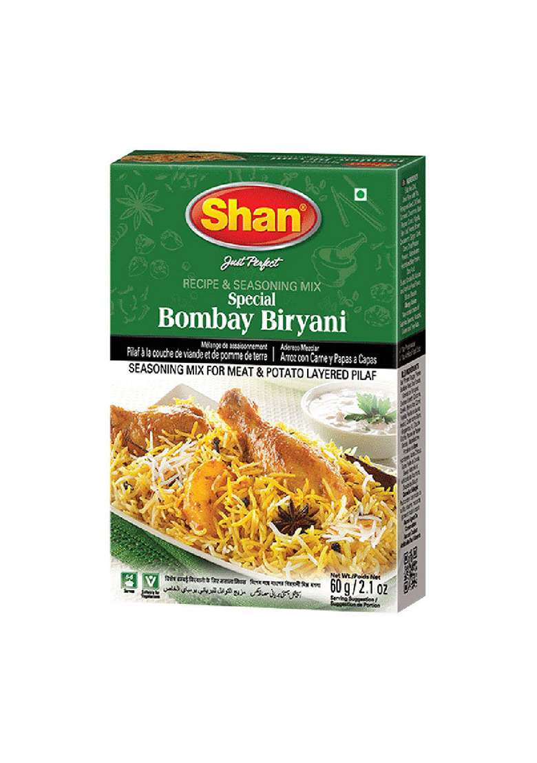 Shan Special Bombay Biryani Masala, 2.12 Oz 60 G, 6 Pack - Indya