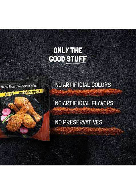 Kilrr Chicken Marination Masala Variety Pack Of 4 X 2 (Marinates 250G Per Pack) | 1- Min Killer Marinade For Tikka, Tandoori Just Add Water & Oil All-Natural, No Preservatives Or Additives Gang (8 Packs)