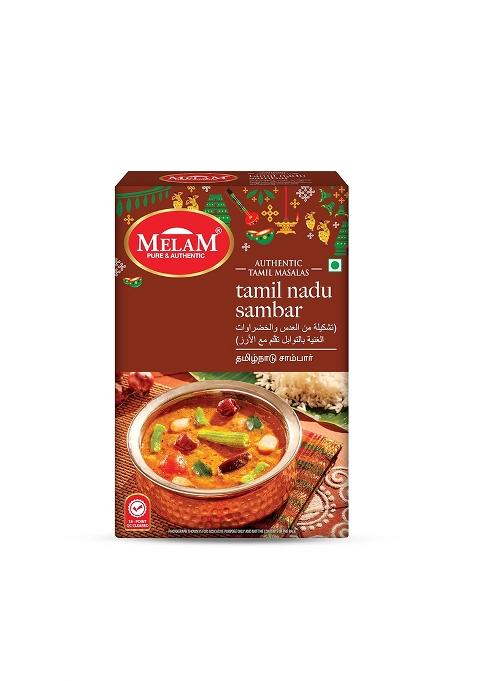 Melam Pure And Authentic Tamil Nadu Style Sambar Masala Powder 500G | No Added Artificial Colors & Flavourings