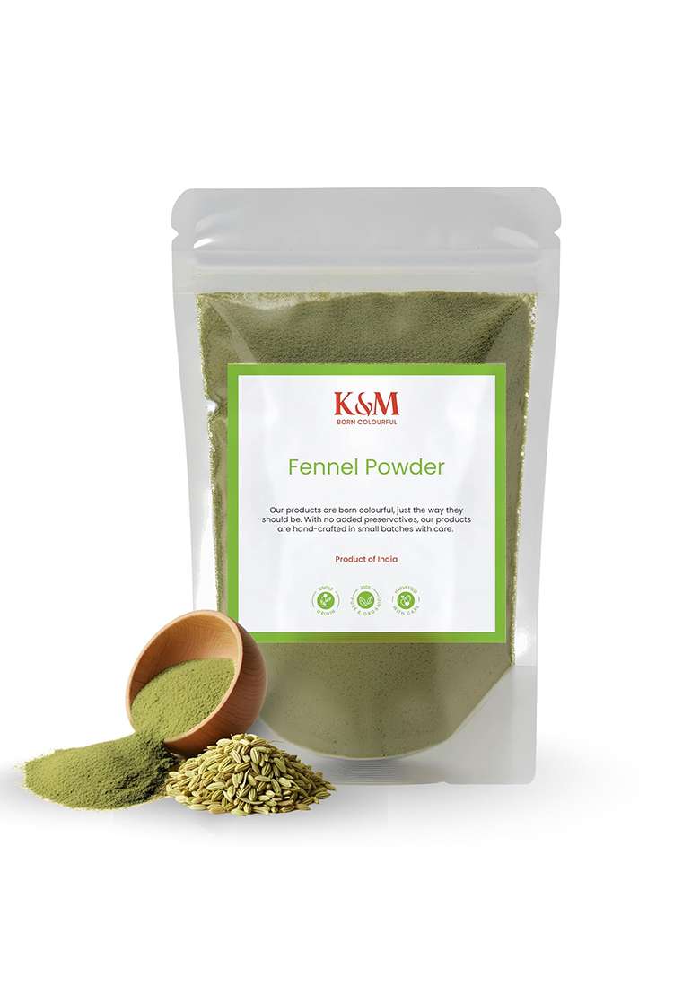 Kanz & Muhul Freshly Ground Fennel Powder (Saunf 200 Gm) | Organic Seeds Organic, Natural Variyali Farm - Picked Sounf Grams - Indya