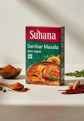 Suhana Sambar Masala 50G Box - Pack Of 4