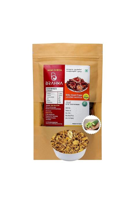Brahma Kerala S Traditional Bitter Gourd Fryem, Pavakka Kondattam Sun-Dried, Crispy Snack Made With Premium Gourd, Enhanced Authentic Spices A Product From Brahmin Community